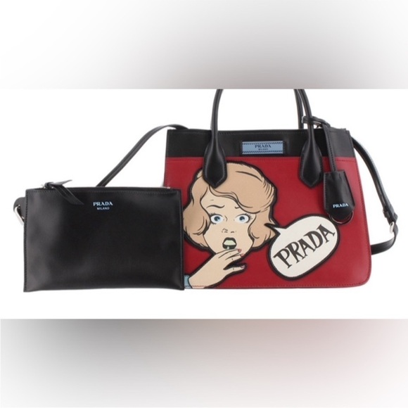 Prada Handbags - PRADA 2018 comic book themed bag purse tote